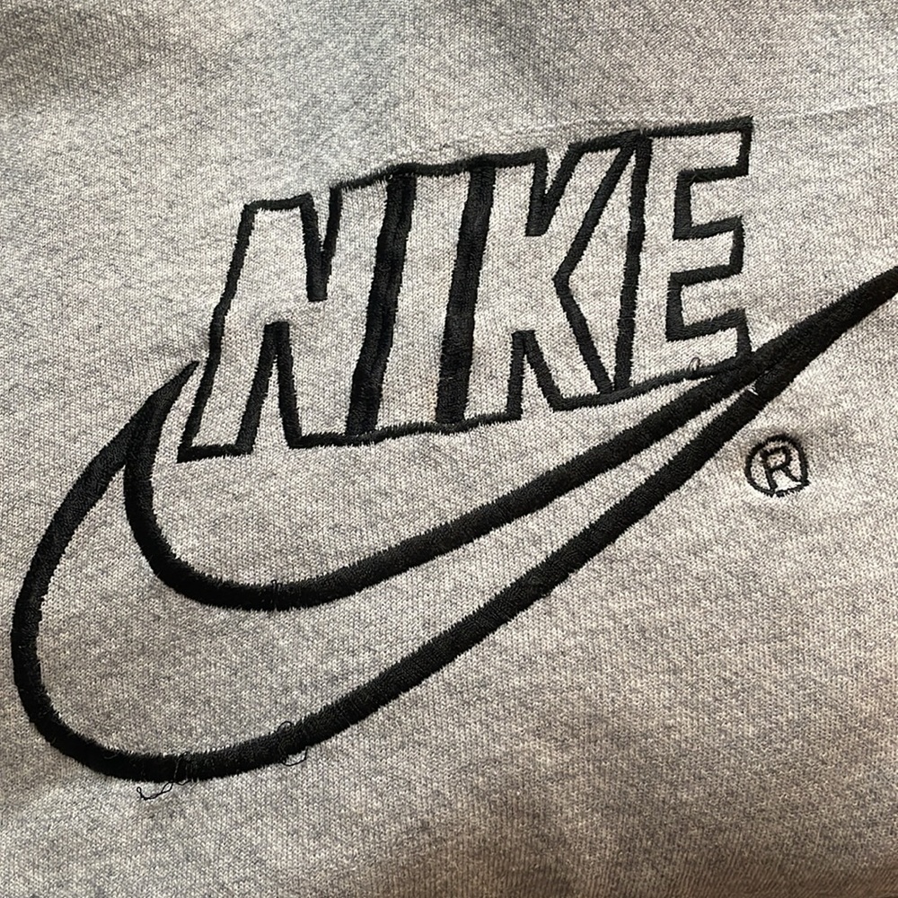 Nike Grey Hooded Sweatshirt - Picture 3 of 3
